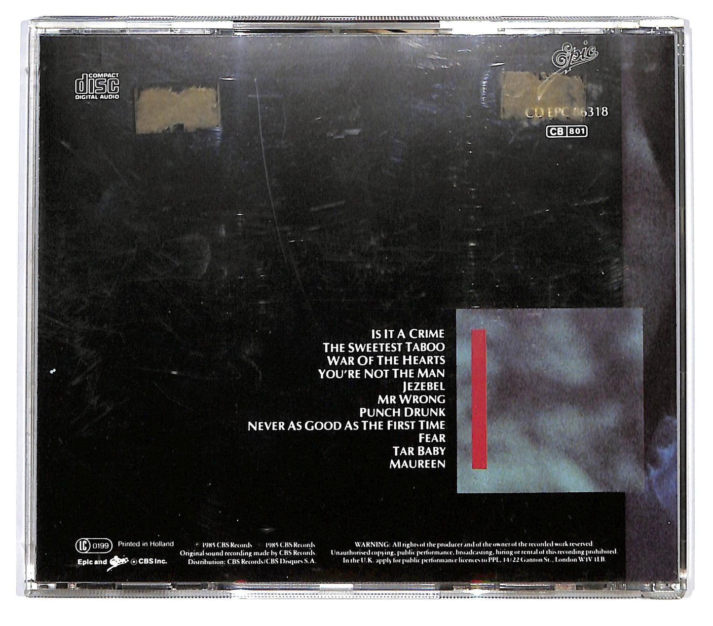 EBOND Sade - Promise CD CD130444