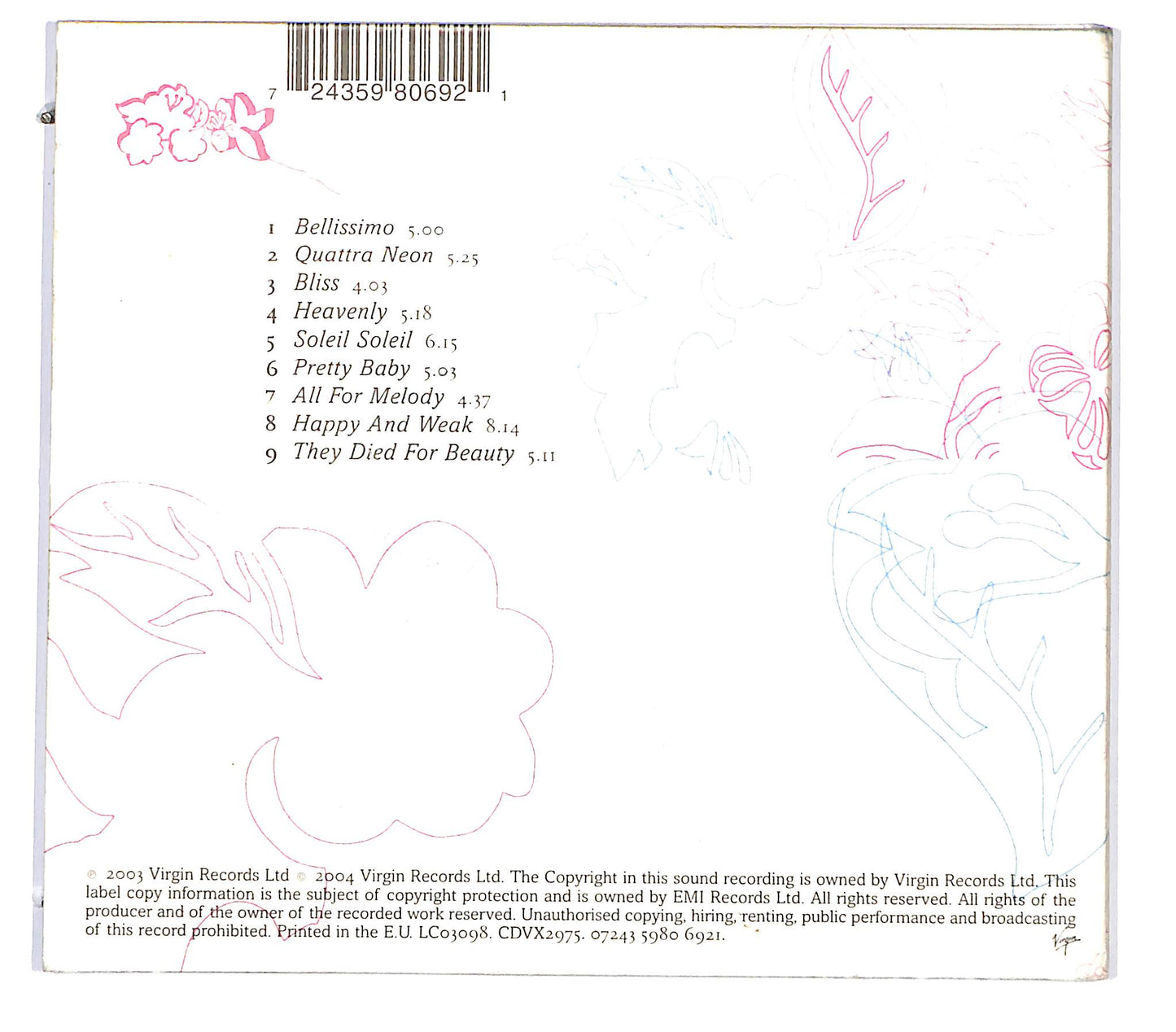 EBOND Ilya - They Died For Beauty CD CD130454