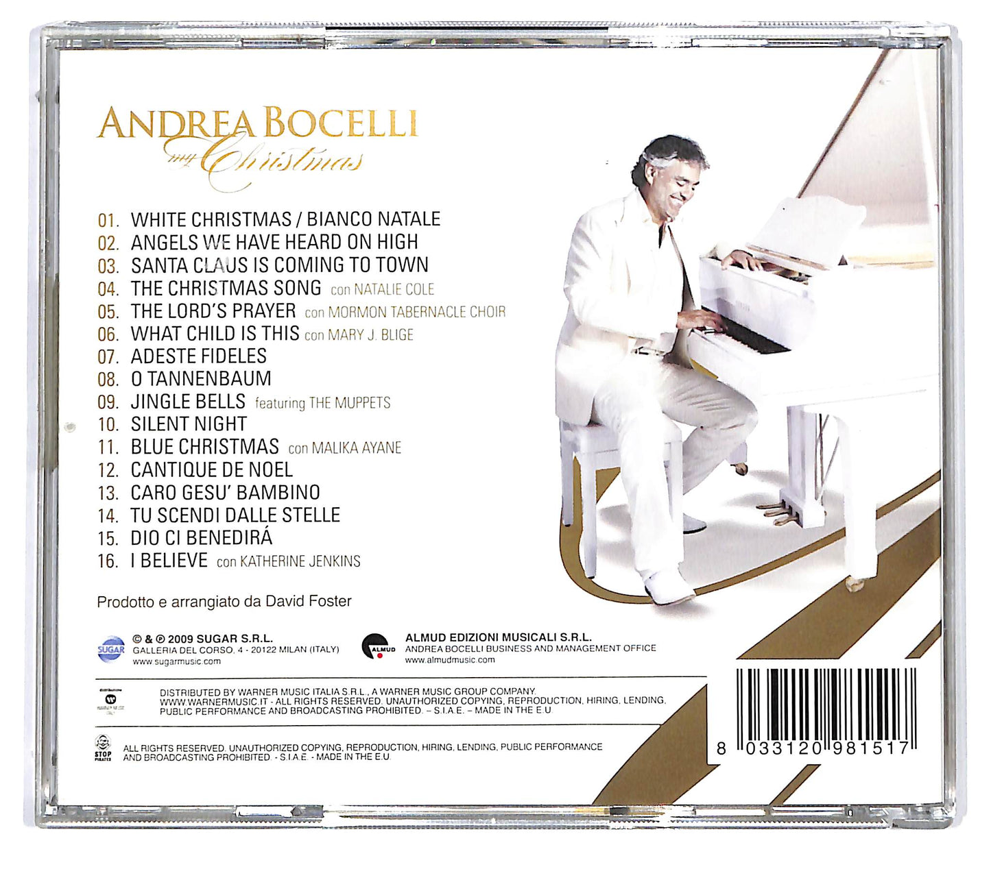 EBOND Andrea Bocelli - My Christmas CD CD130505