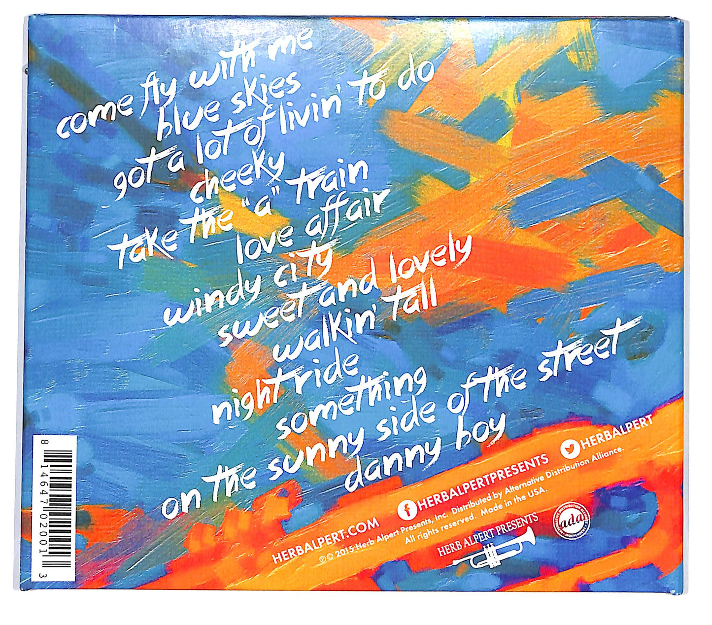 EBOND Herb Alpert - Come Fly With Me DIGIPACK CD CD130506