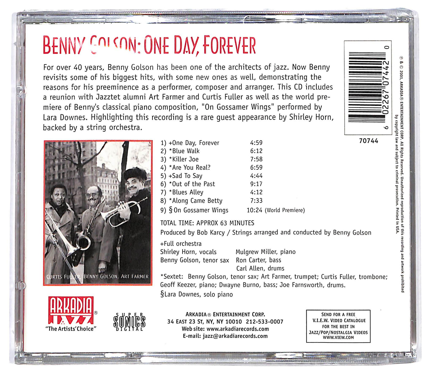 EBOND Benny Golson - One Day, Forever CD CD130541