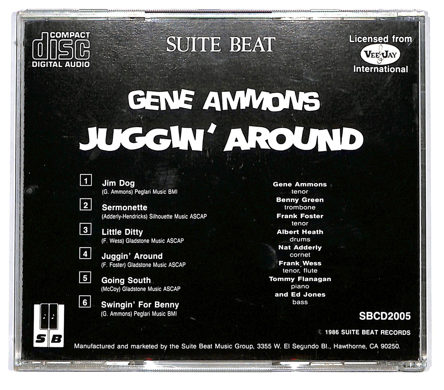 EBOND Gene Ammons - Juggin' Around CD CD130555