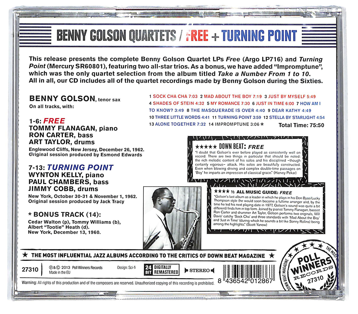 EBOND Benny Golson - Free / Turning Point CD CD130615