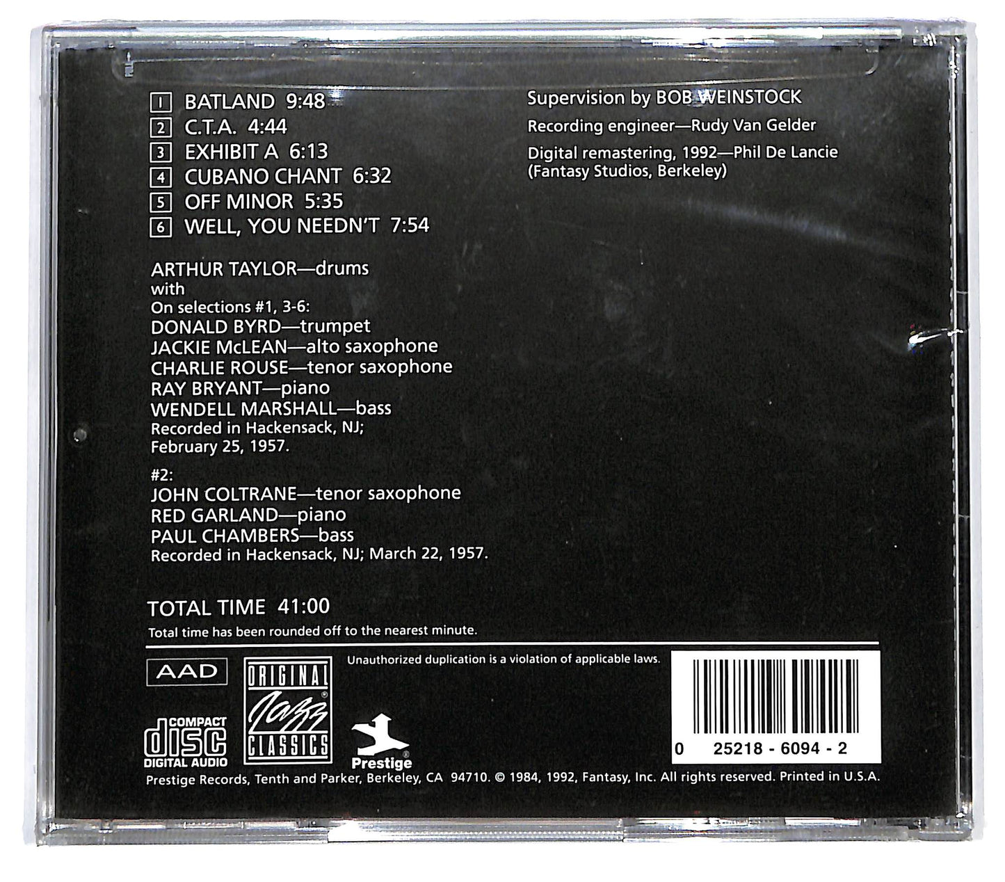 EBOND Arthur Taylor - Taylor's Wailers CD CD130634