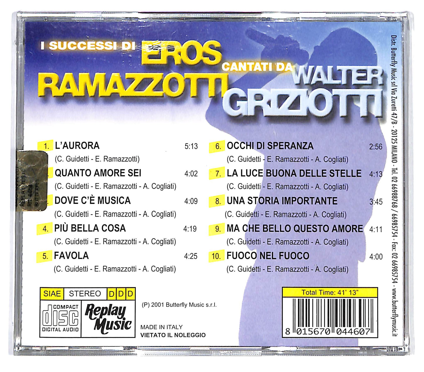 EBOND Walter Griziotti - i successi di Eros Ramazzotti CD CD130642