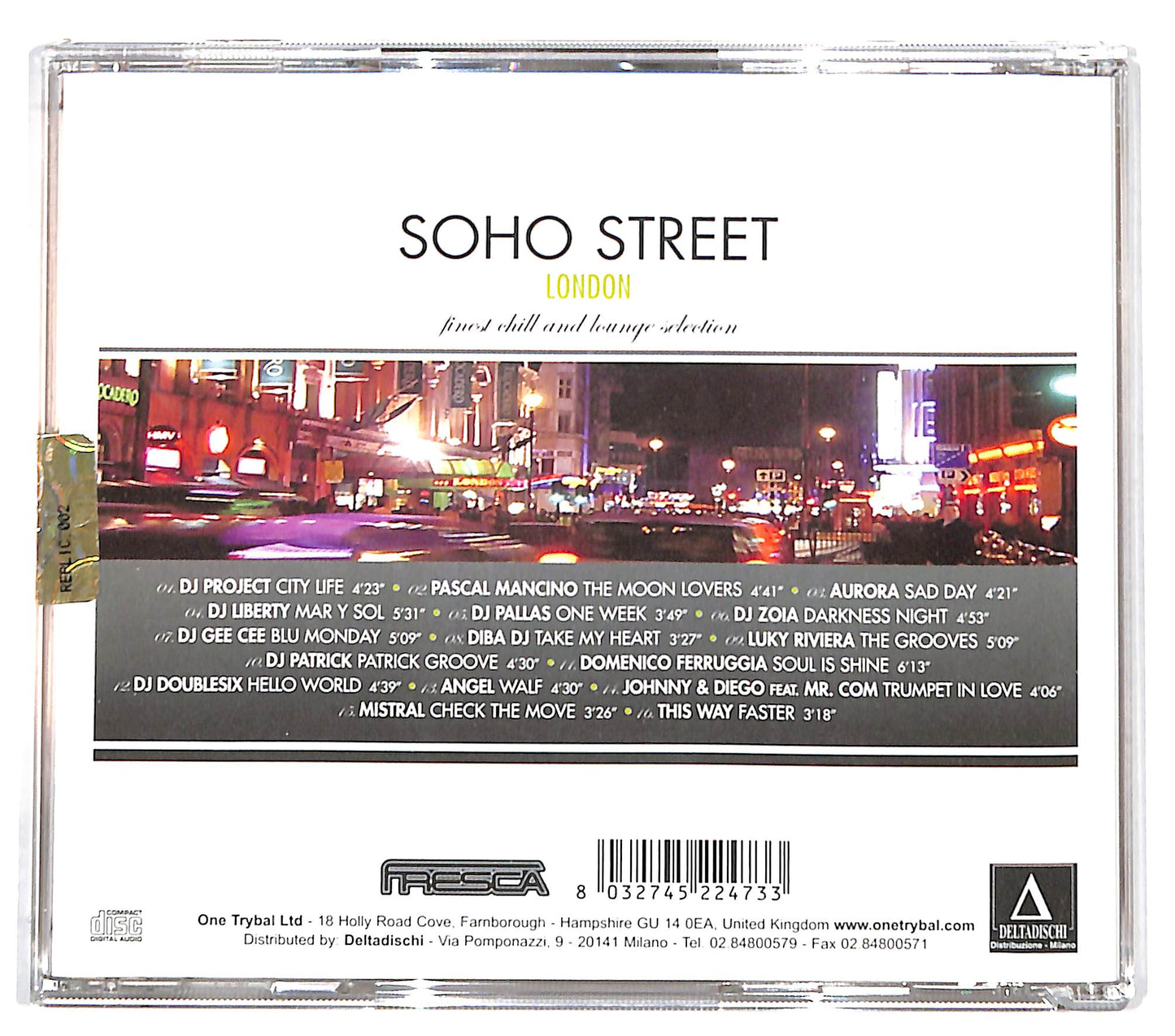 EBOND Various - Just Lounge Soho Street London CD CD130649