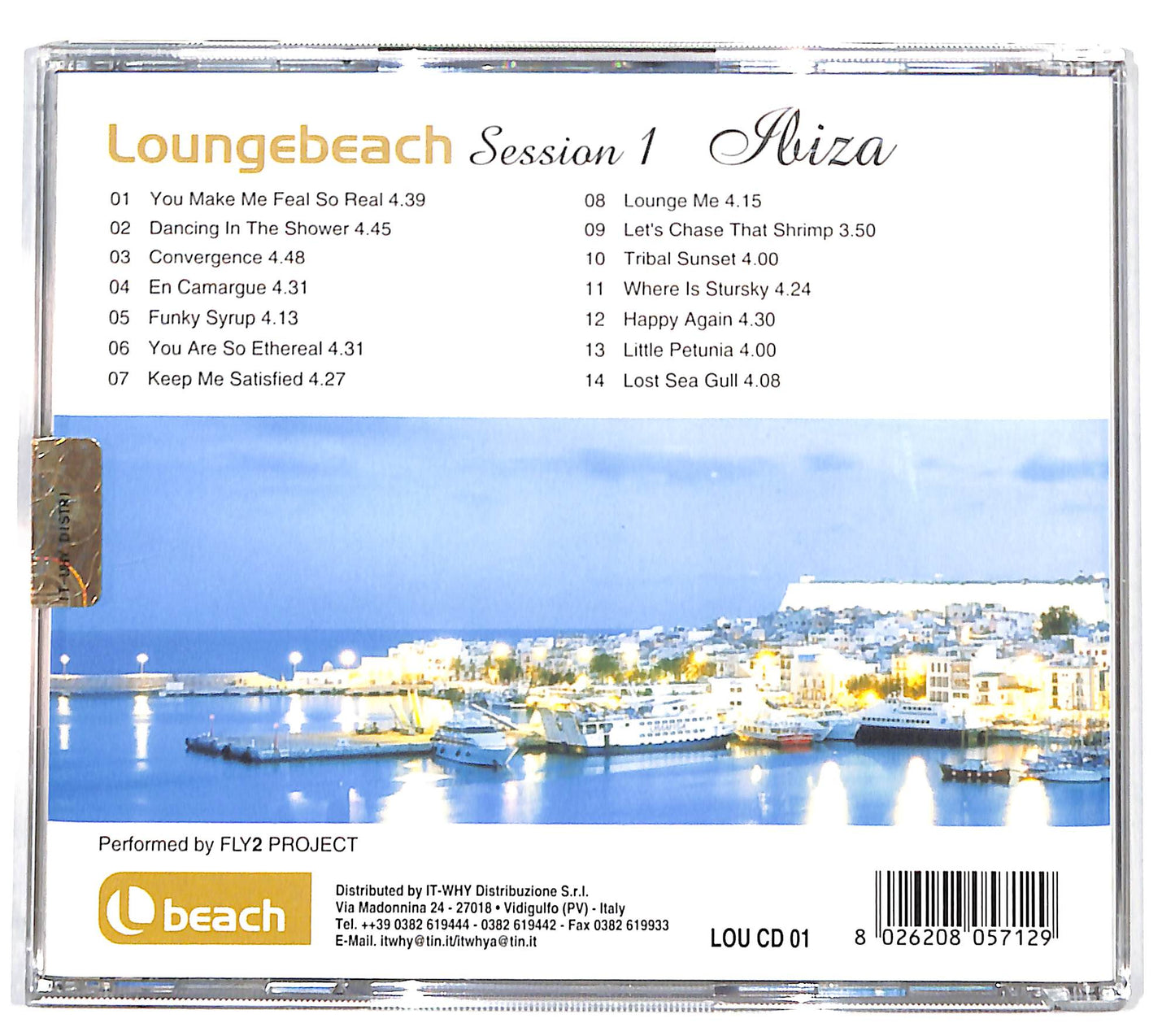 EBOND Fly2 Project - Loungebeach Session 1 Ibiza CD CD130653