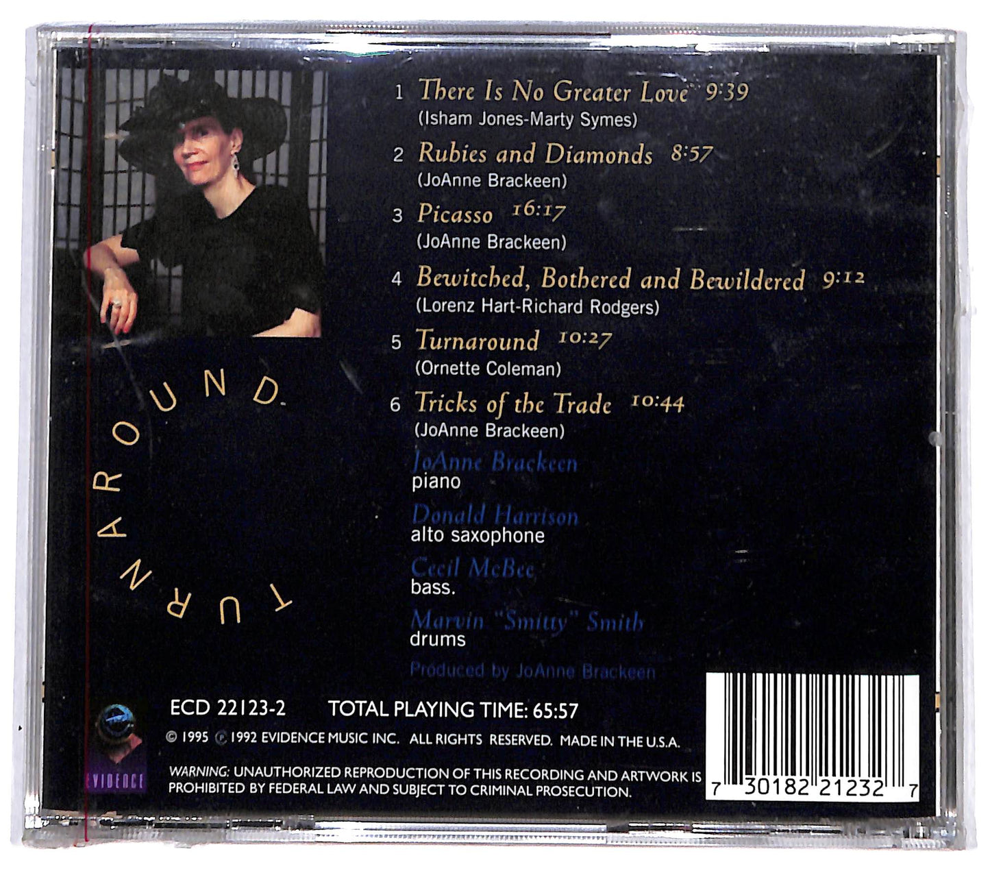 EBOND Joanne Brackeen Quartet - Turnaround CD CD130709