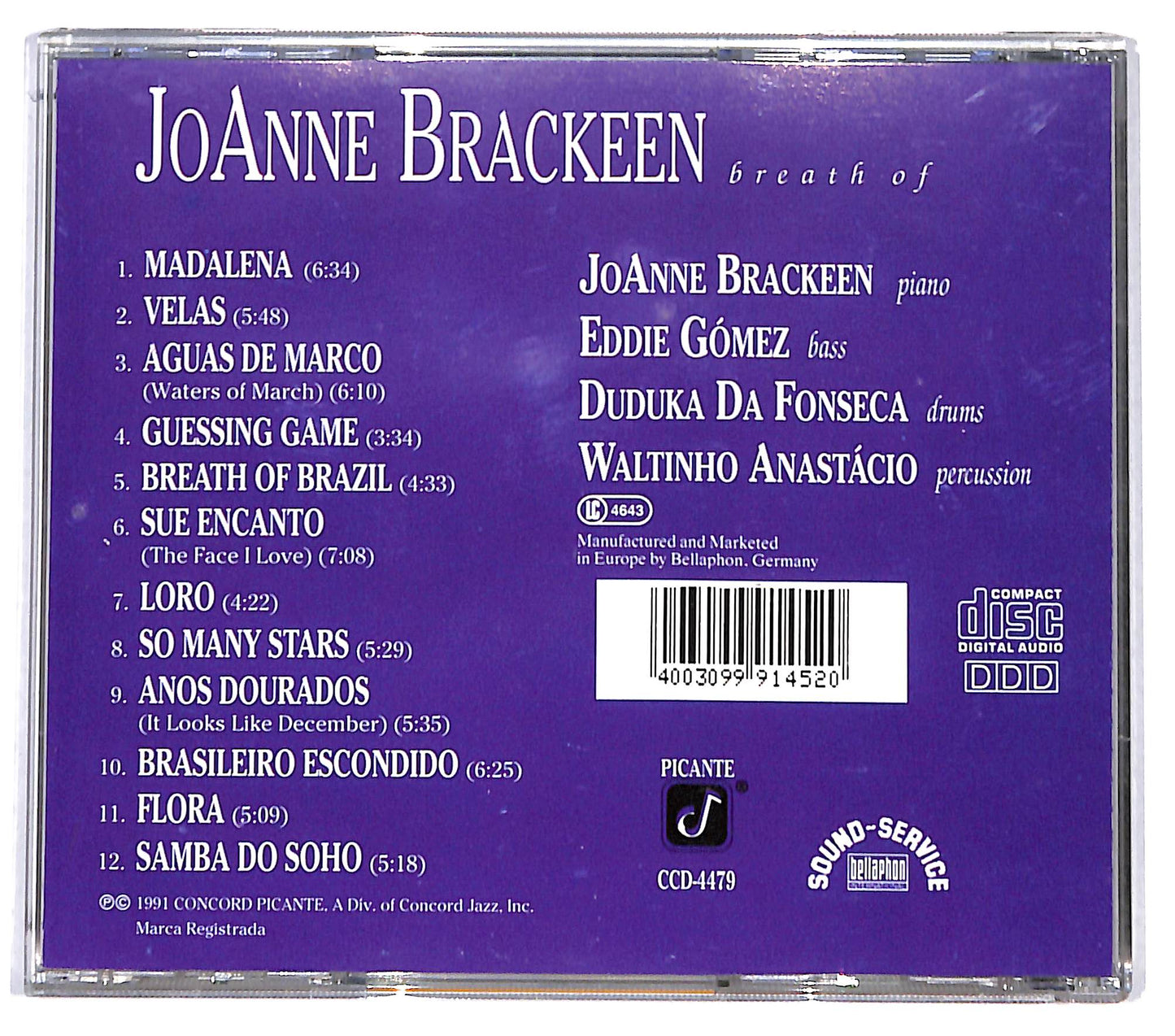 EBOND Joanne Brackeen - Breath Of Brazil CD CD130711