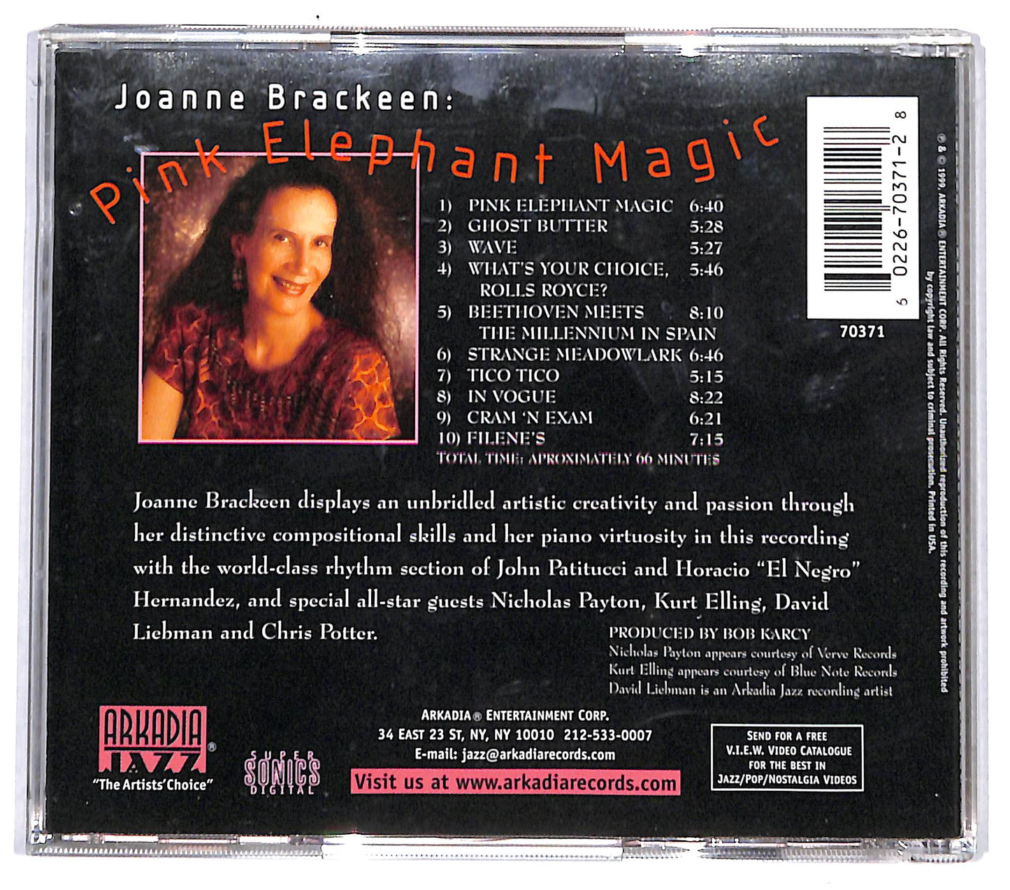 EBOND Joanne Brackeen - Pink Elephant Magic CD CD130712
