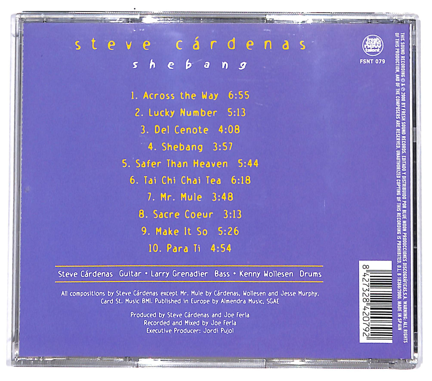 EBOND Steve Cardenas - Shebang CD CD130714