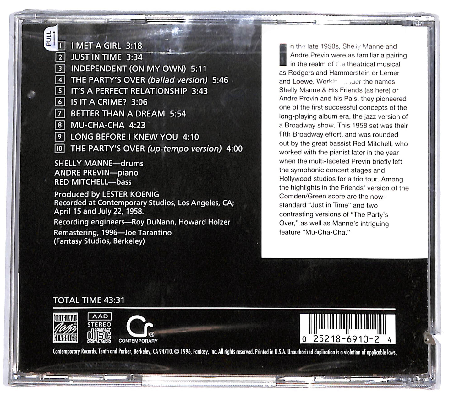 EBOND Shelly Manne & His Friends - Bells Are Ringing CD CD130724