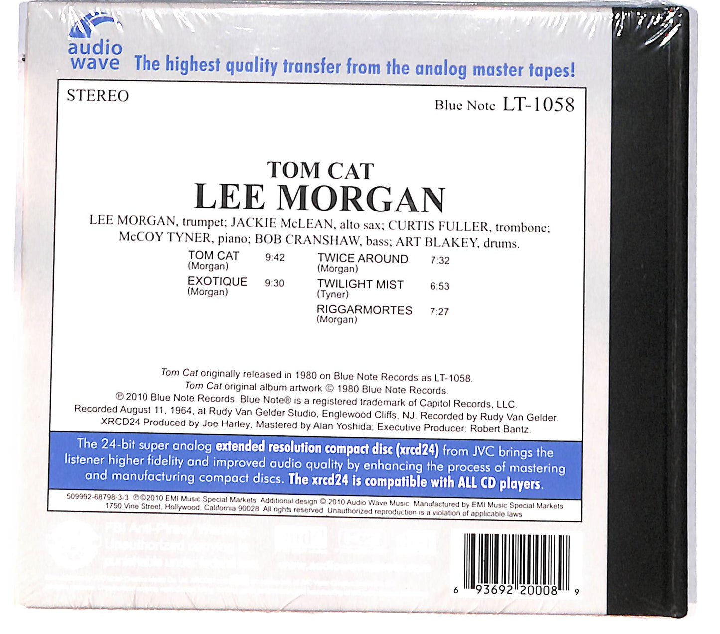 EBOND Lee Morgan - Tom Cat DIGIPACK CD CD130735