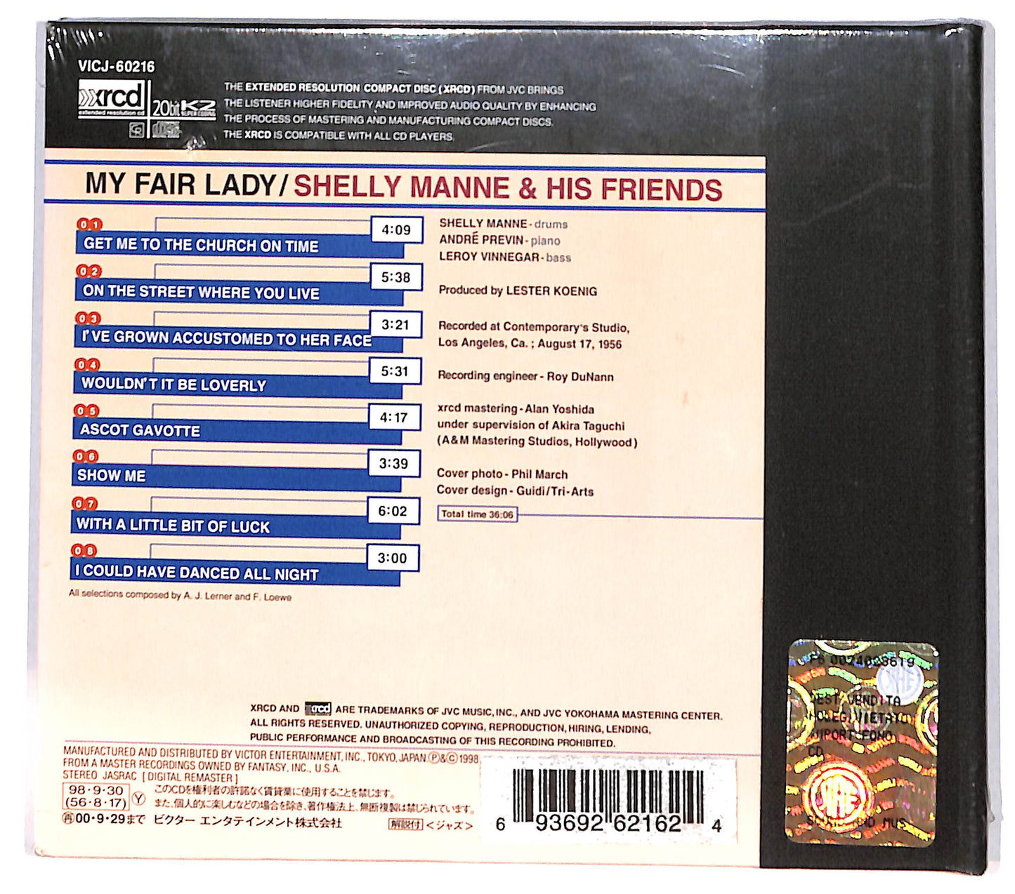 EBOND Shelly Manne & His Friends - My Fair Lady DIGIPACK CD CD130740