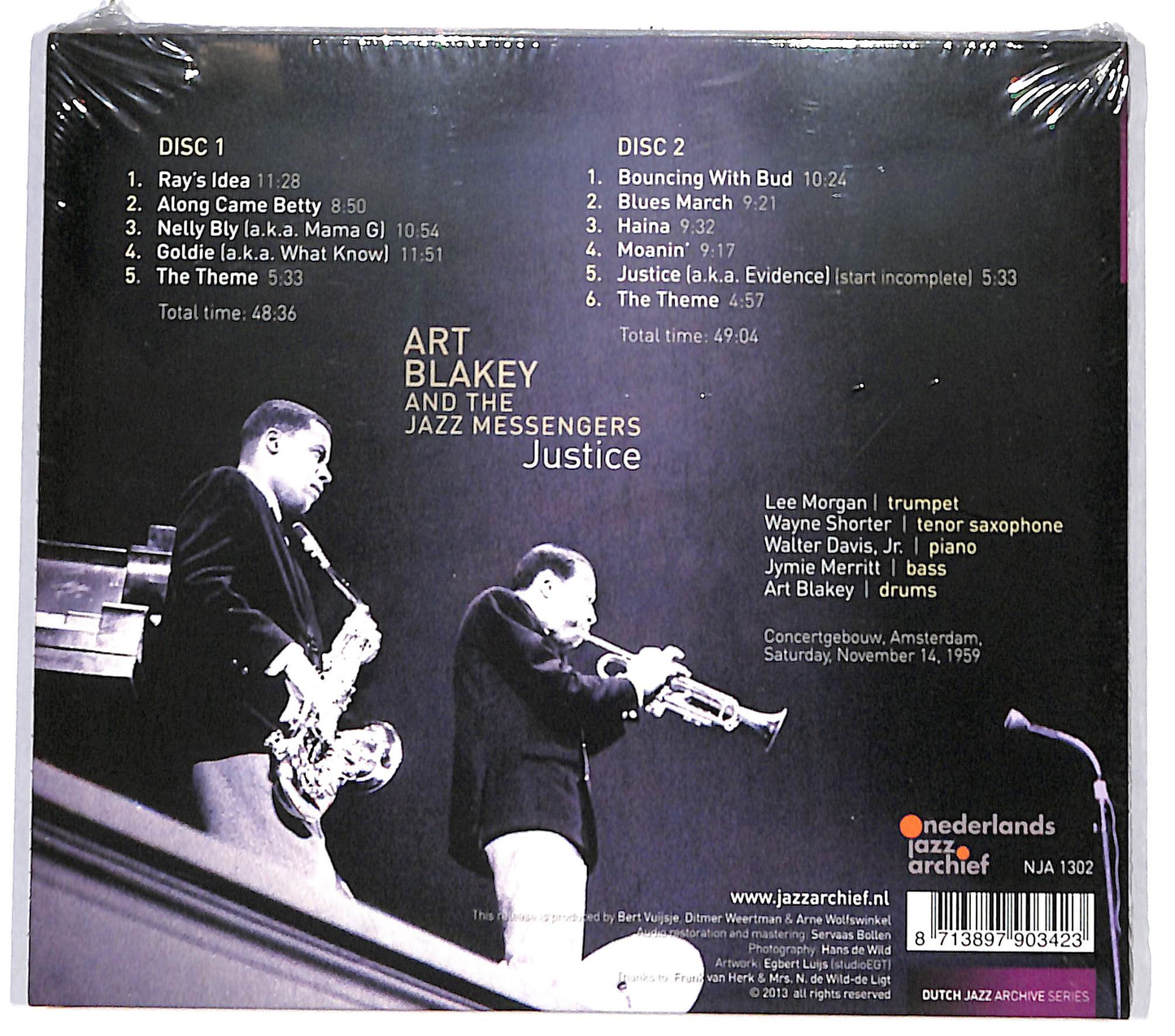 EBOND Art Blakey And The Jazz Messengers - Justice DIGIPACK CD CD130757