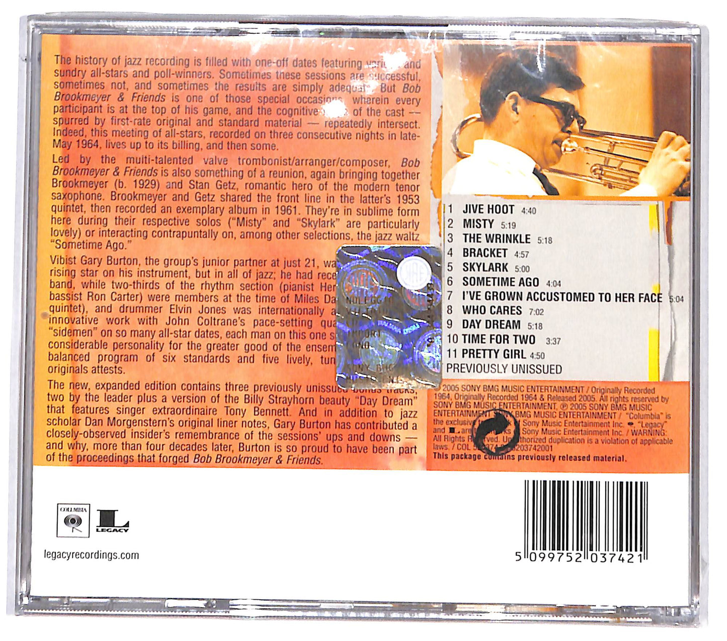 EBOND Bob Brookmeyer - Bob Brookmeyer And Friends CD CD130759