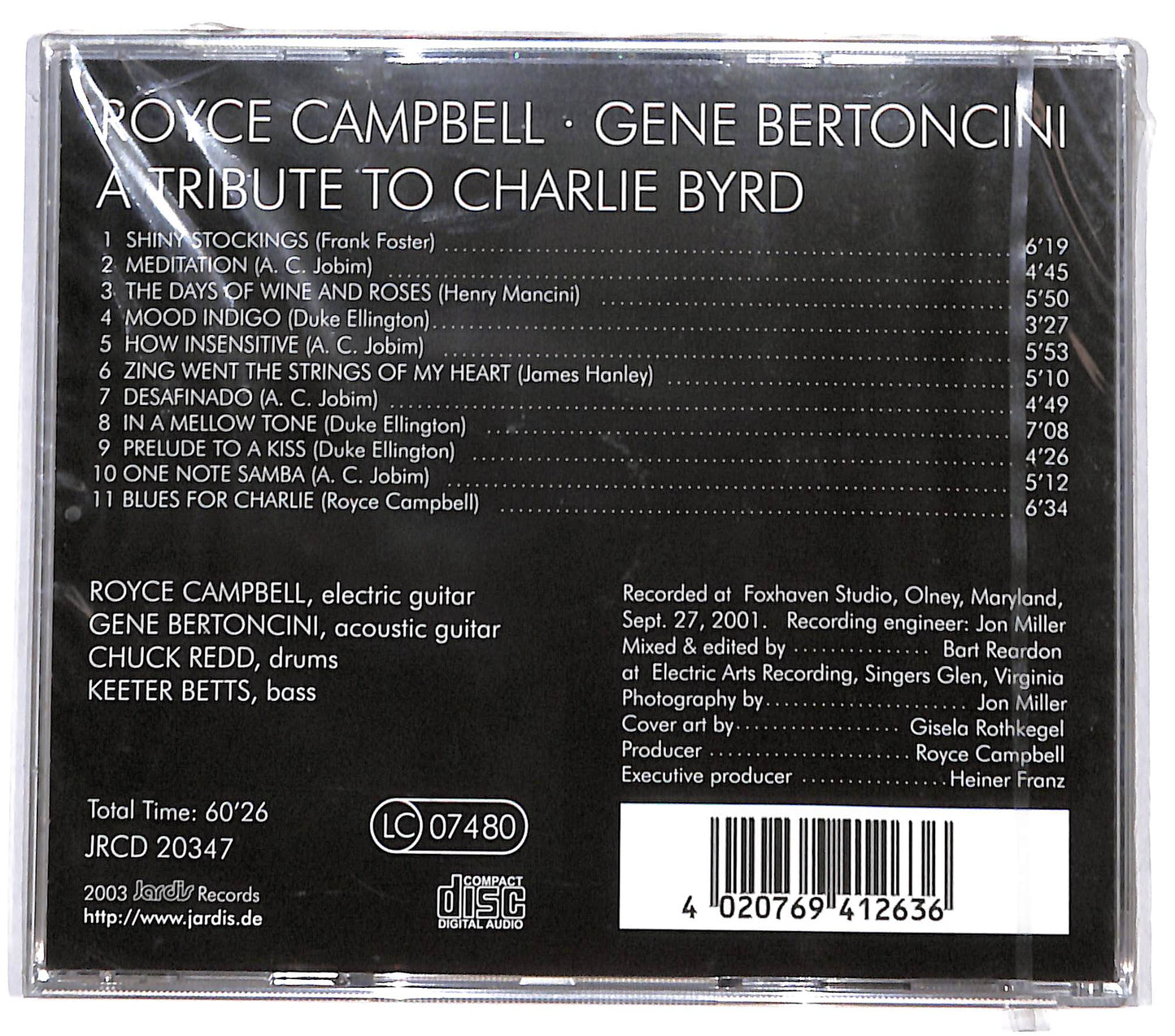 EBOND Royce Campbell - Gene Bertoncini - A Tribute To Charlie Byrd CD CD130807