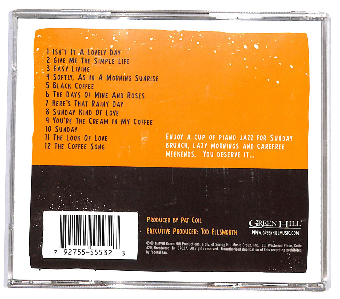 EBOND Pat Coil - Sunday Morning Jazz CD CD130810