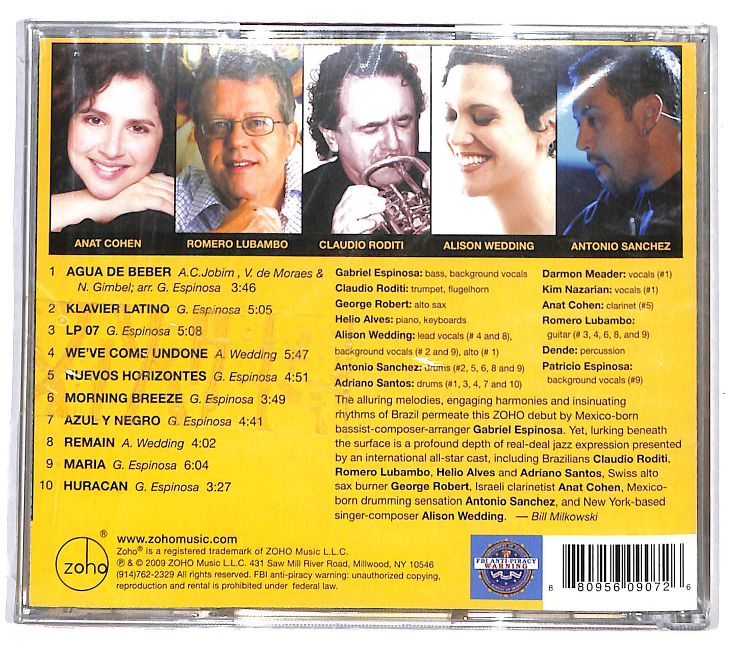 EBOND Gabriel Espinosa - From Yucatan to Rio CD CD130829
