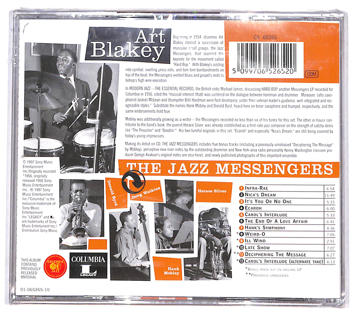 EBOND Art Blakey , The Jazz Messengers - The Jazz Messengers CD CD130855