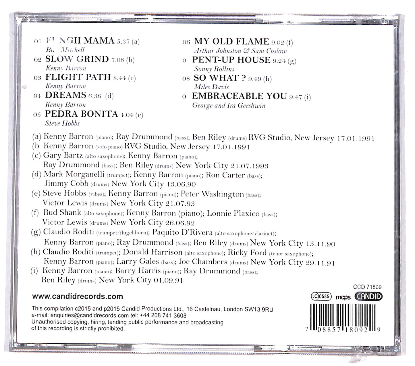 EBOND Kenny Barron - Flight Path CD CD130859