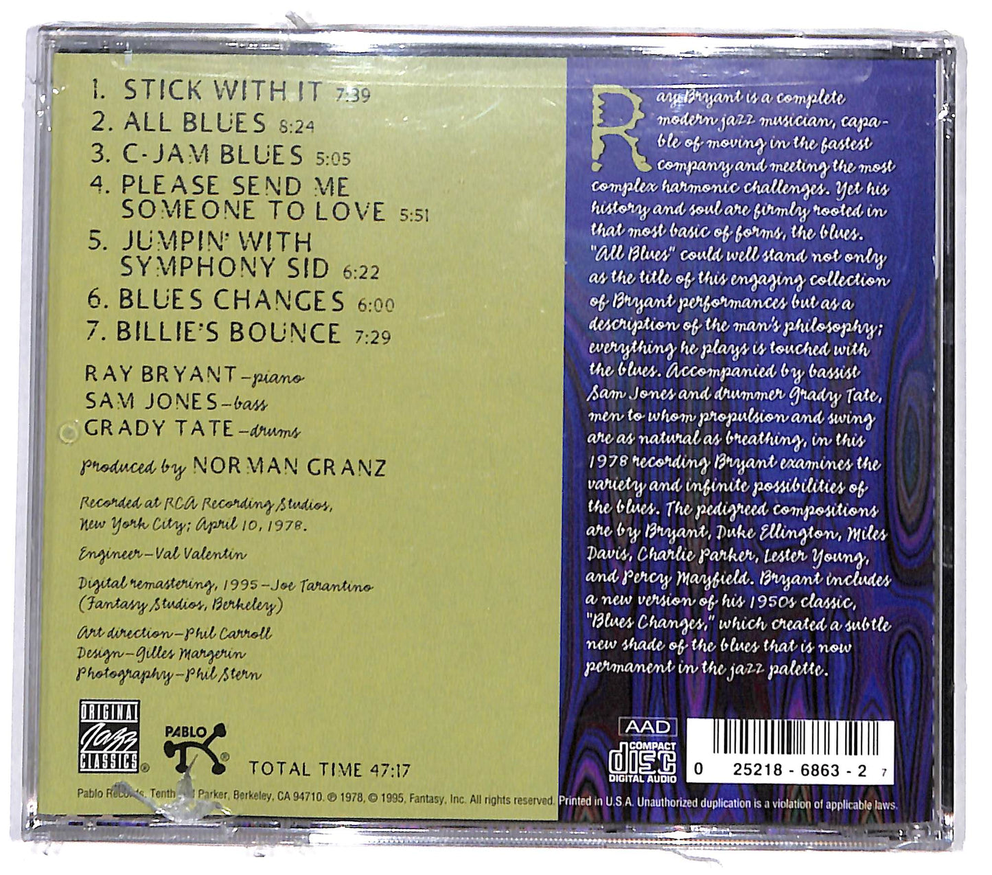 EBOND Ray Bryant Trio - All Blues CD CD130944