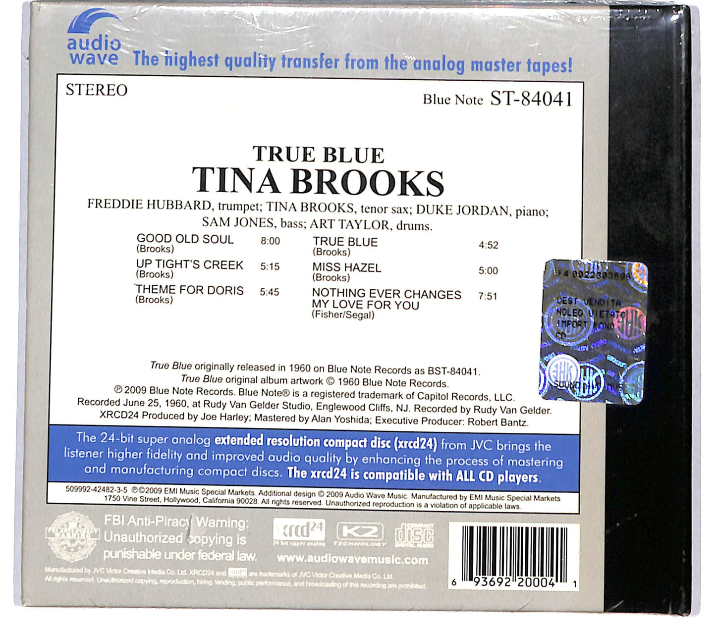 EBOND Tina Brooks - True Blue CD CD130966