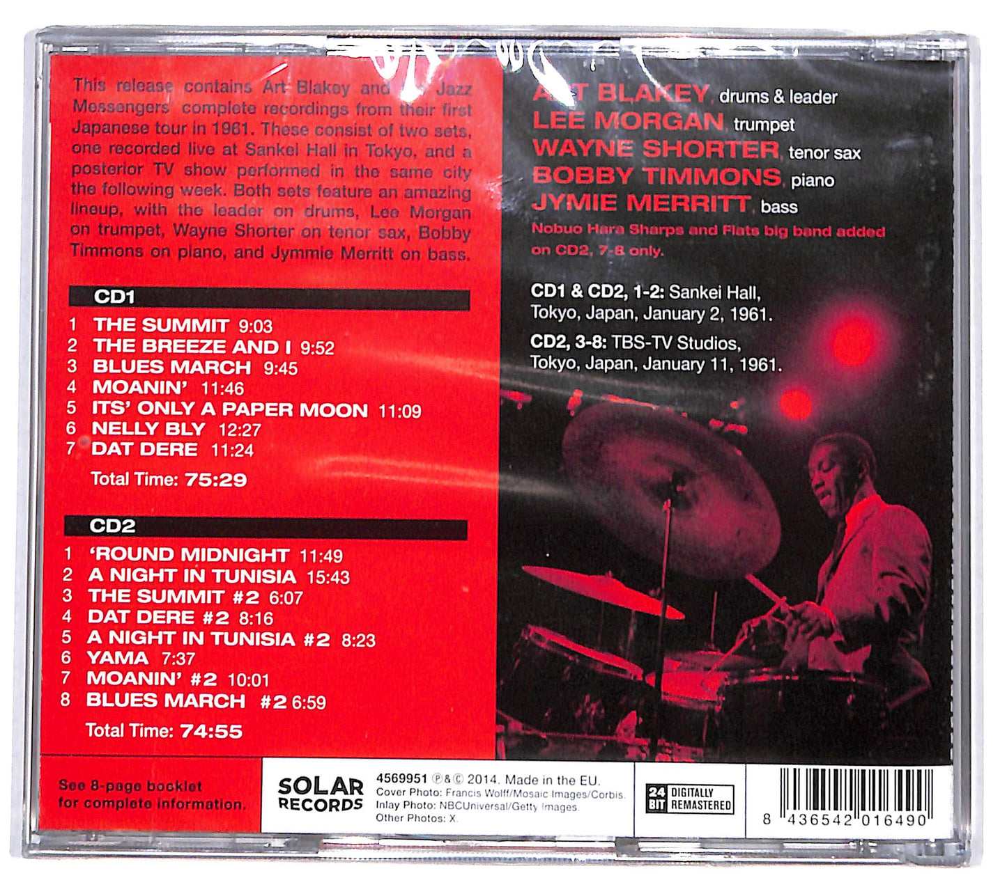 EBOND Art Blakey & The Jazz Messengers - Tokyo 1961 CD CD131007