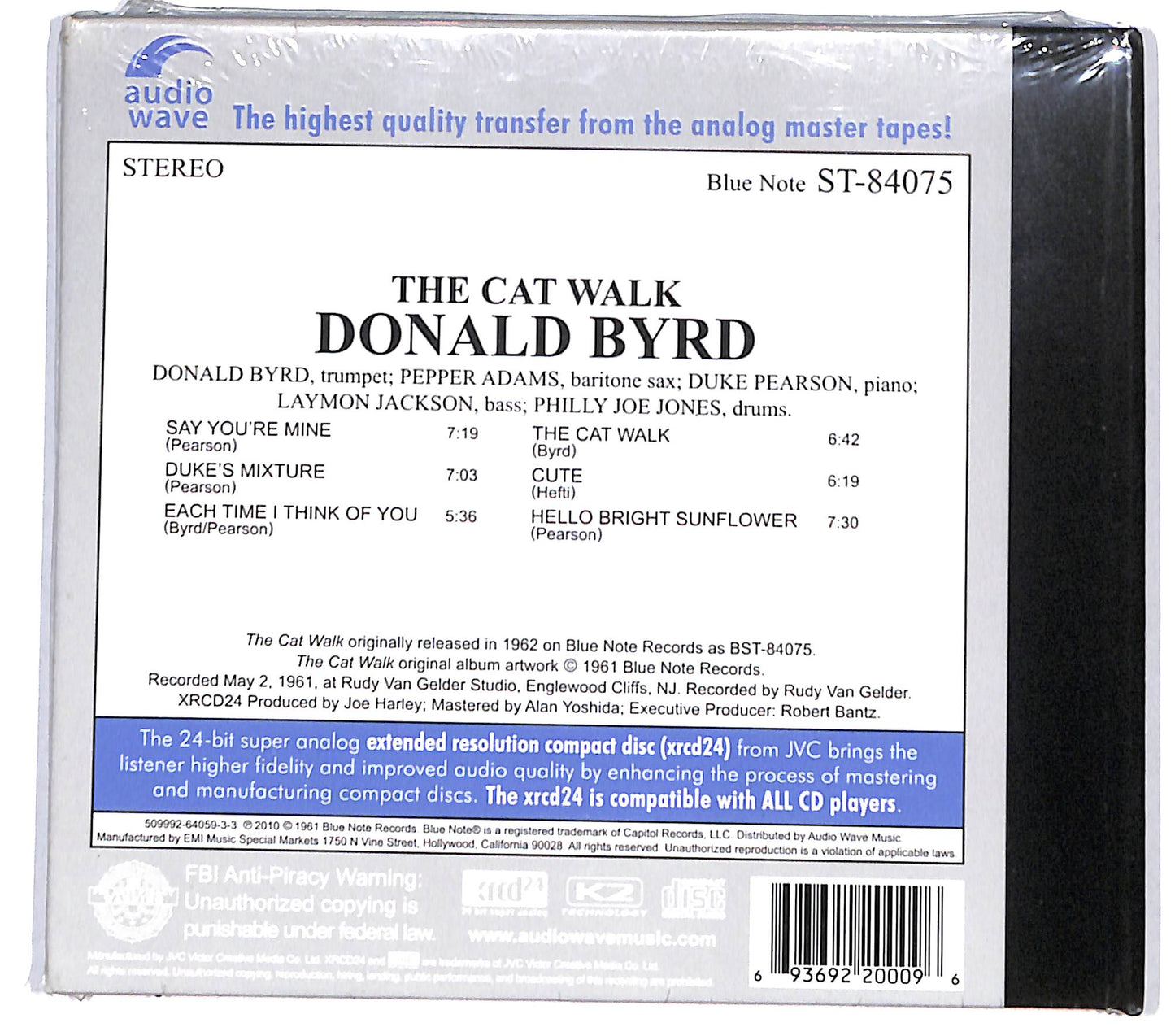 EBOND Donald Byrd - The Cat Walk DIGIPACK CD CD131010