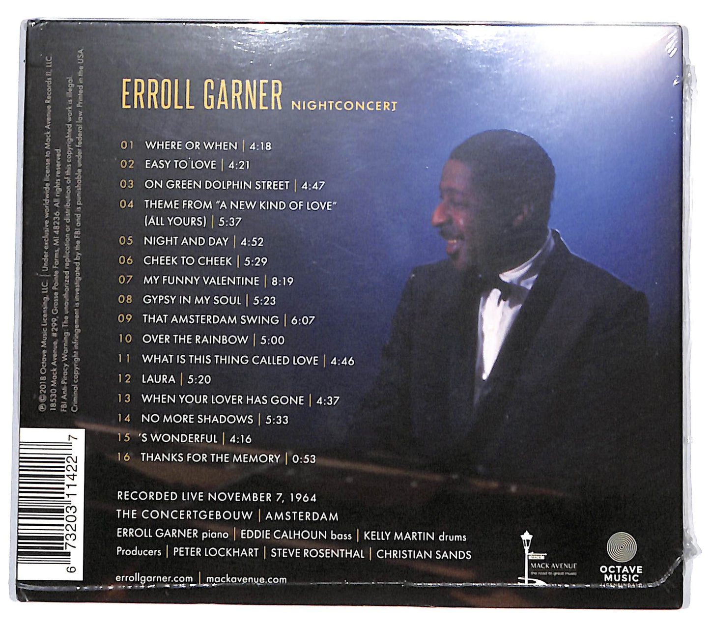 EBOND Erroll Garner - Nightconcert CD CD131017
