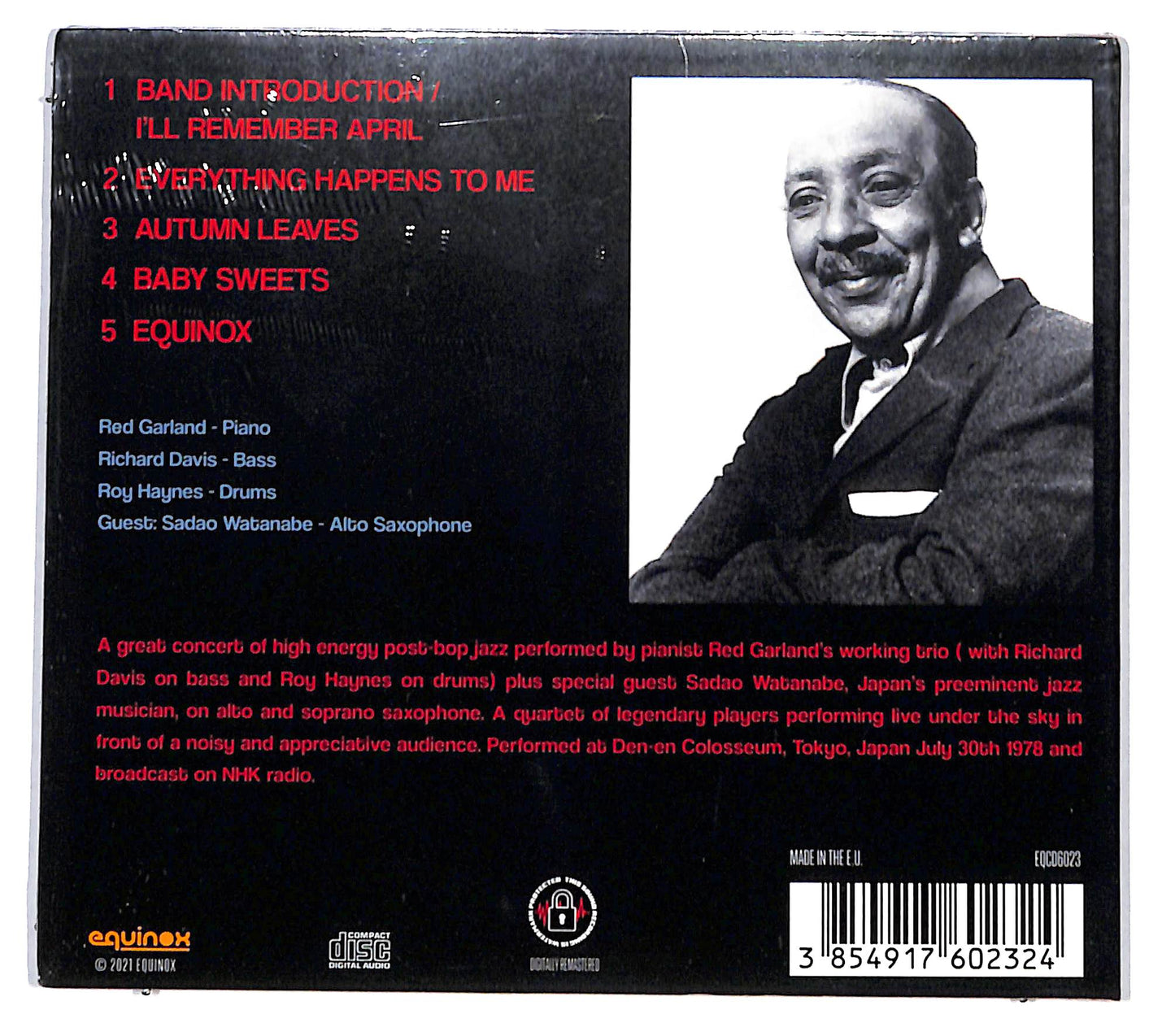 EBOND Red Garland - Live Under The Sky'78 CD CD131021