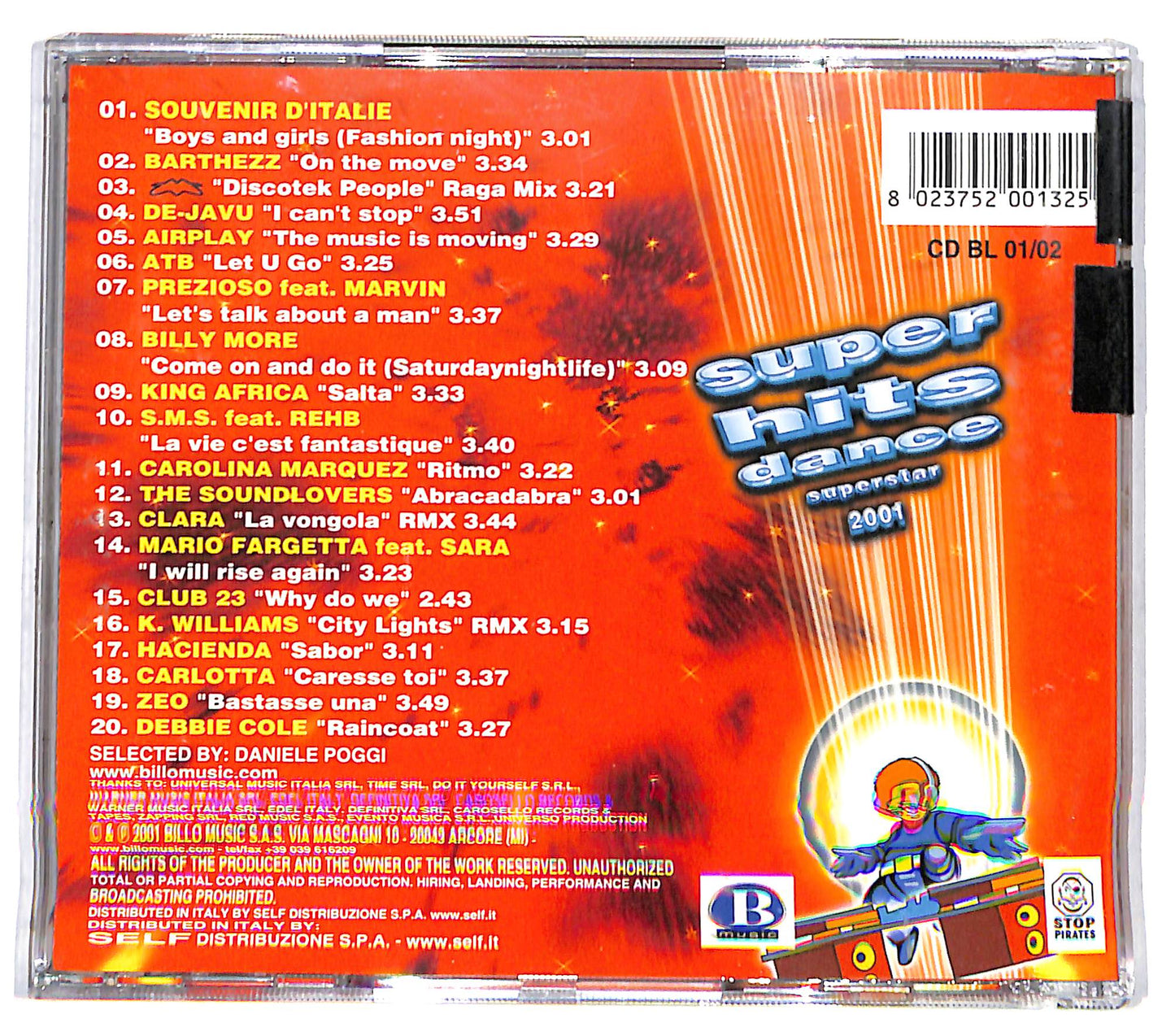 EBOND Various - Super Hits Dance Superstar 2001 CD CD131038