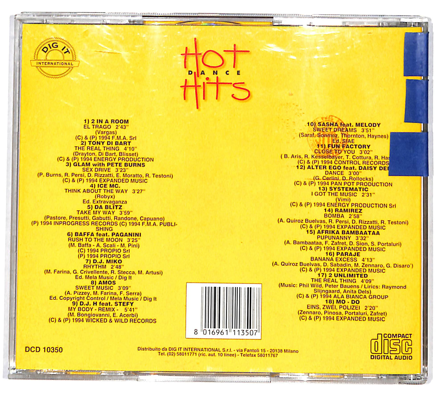 EBOND Various - Hot Hits Dance CD CD131041