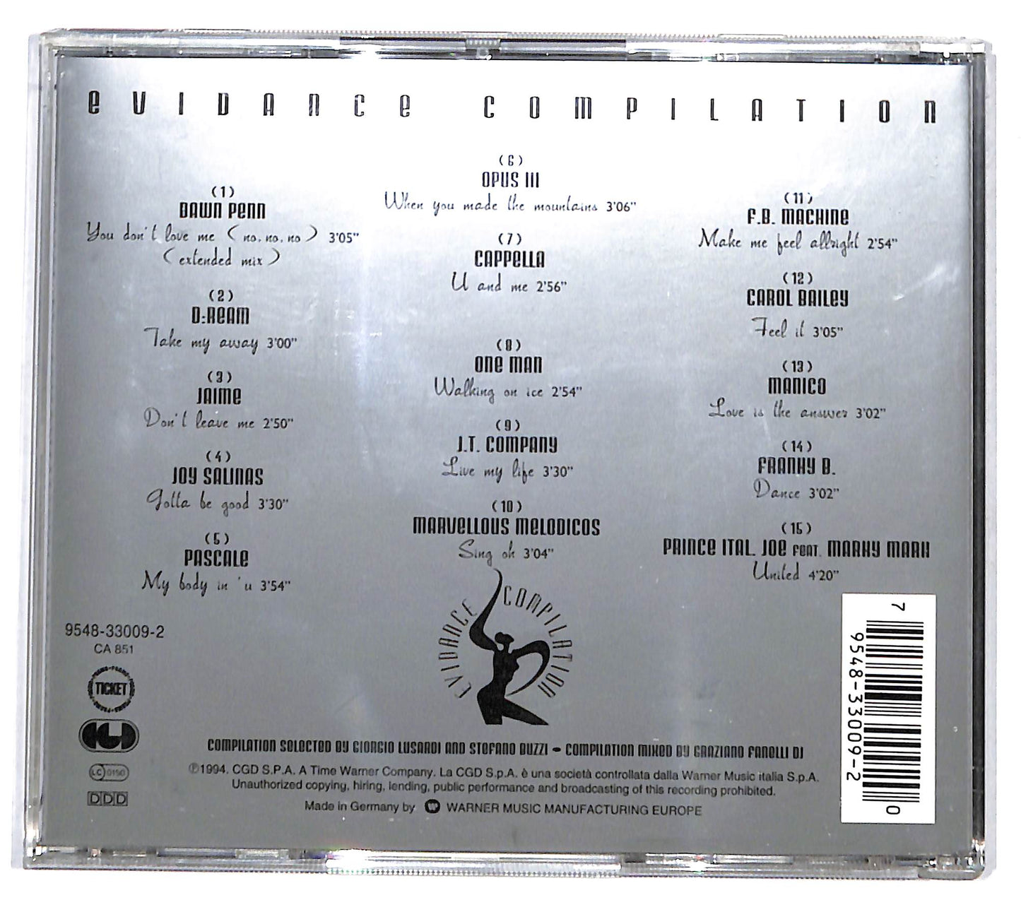 EBOND Various - Evidance Compilation 1 CD CD131104
