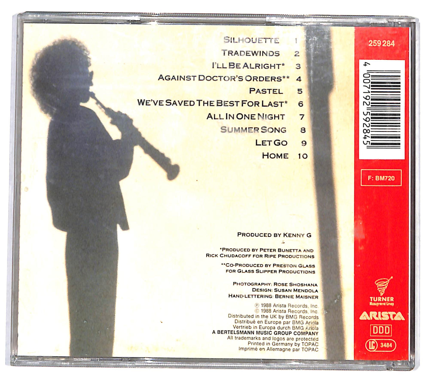 EBOND Kenny G - Silhouette CD CD131108
