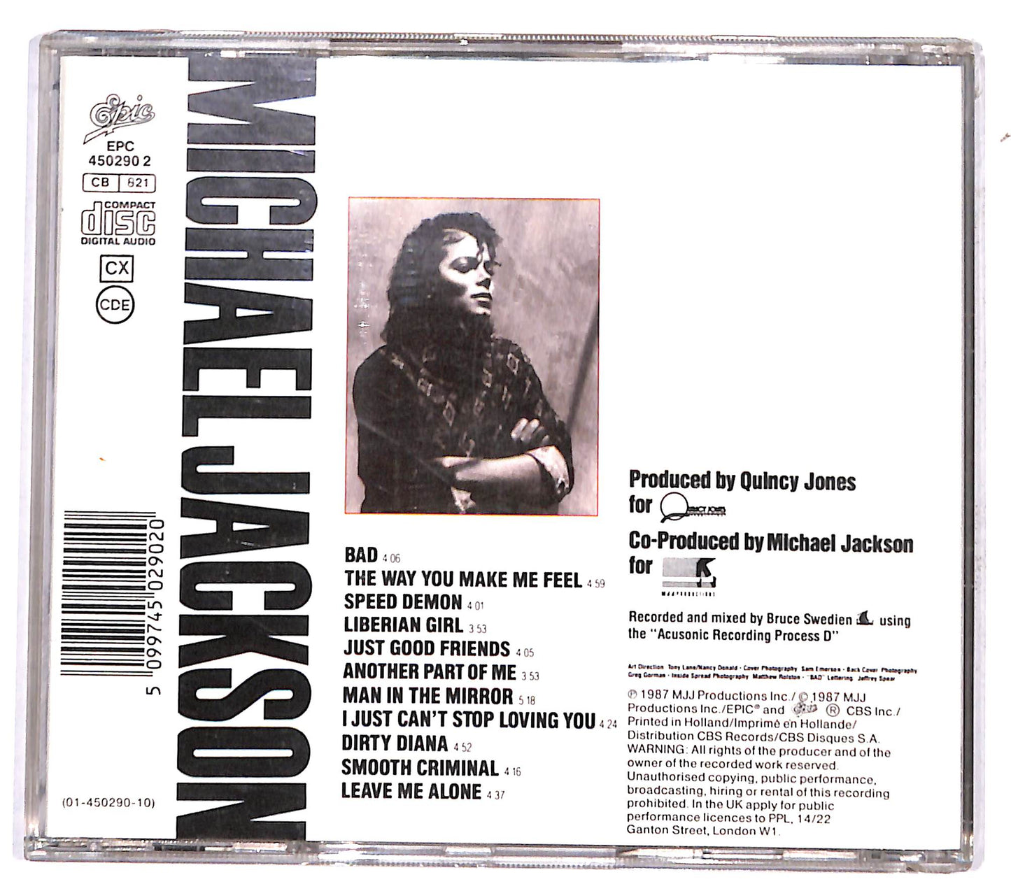 EBOND Michael Jackson - Bad CD CD131146