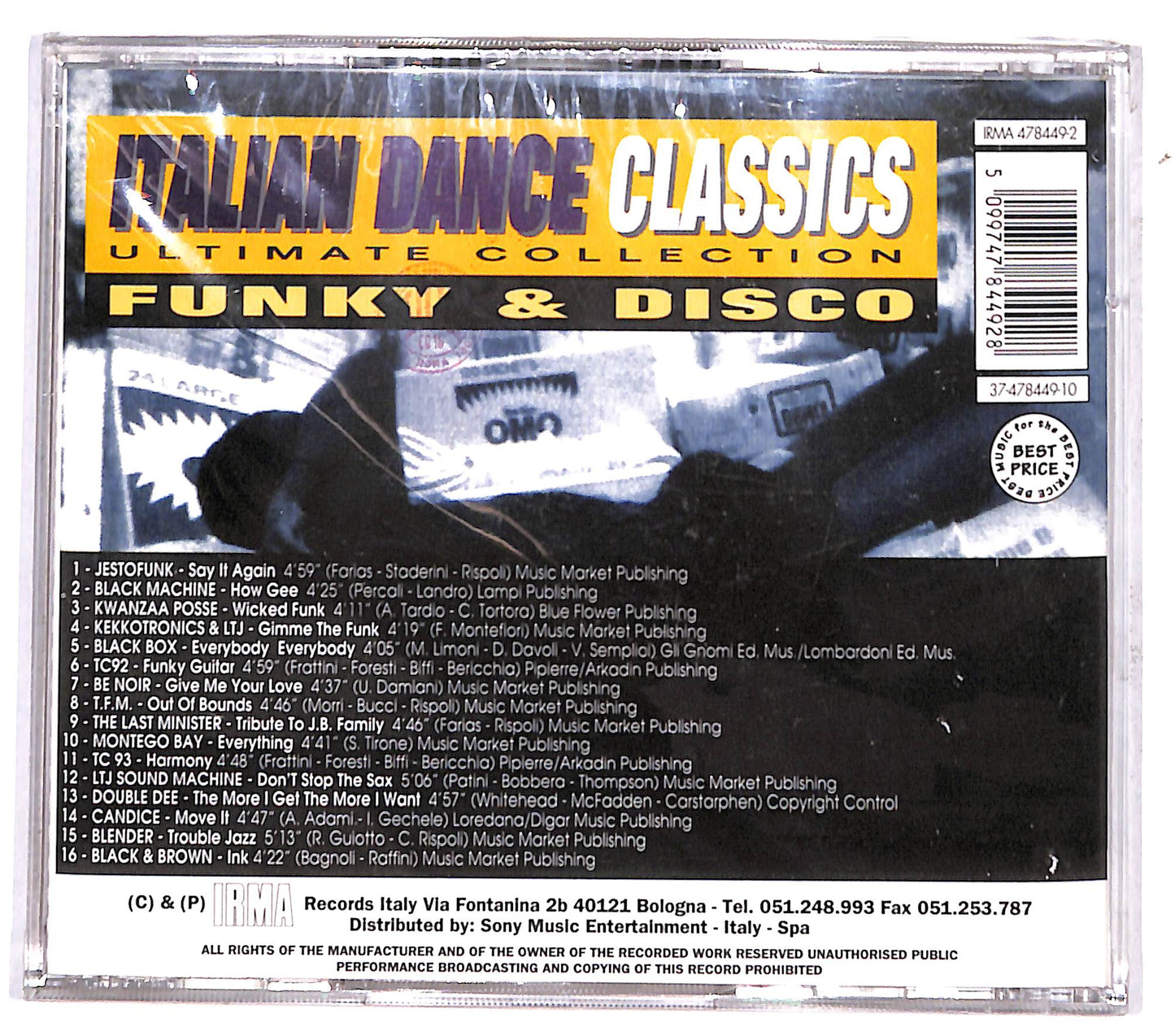 EBOND Various - Italian Dance Classics - Funky And Disco CD CD131149
