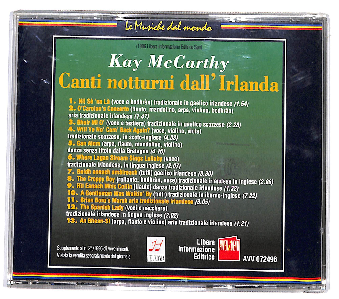 EBOND Kay McCarthy - Nil Se 'Na La - Canti Notturni Dall'Irlanda CD CD131230