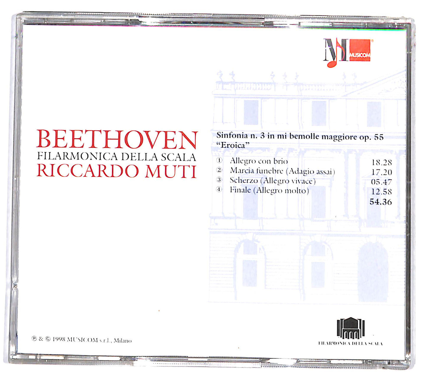 EBOND Beethoven - Sinfonia N. 3 Op. 55 'Eroica' CD CD131234