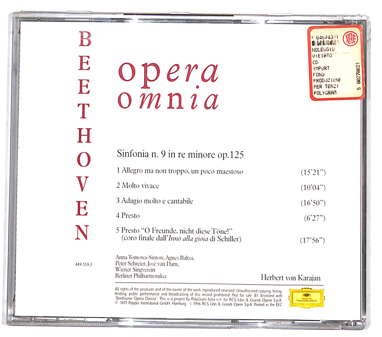 EBOND Beethoven - Sinfonia 9 CD CD131235