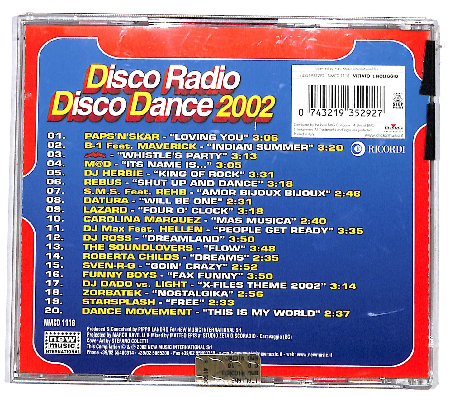 EBOND Various - D.D.D. Disco Radio Disco Dance 2002 CD CD131257