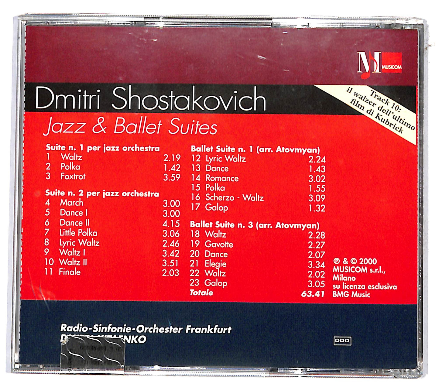 EBOND Shostakovich - Jazz & Ballet Suites - Kitaenko EDITORIALE CD CD131260