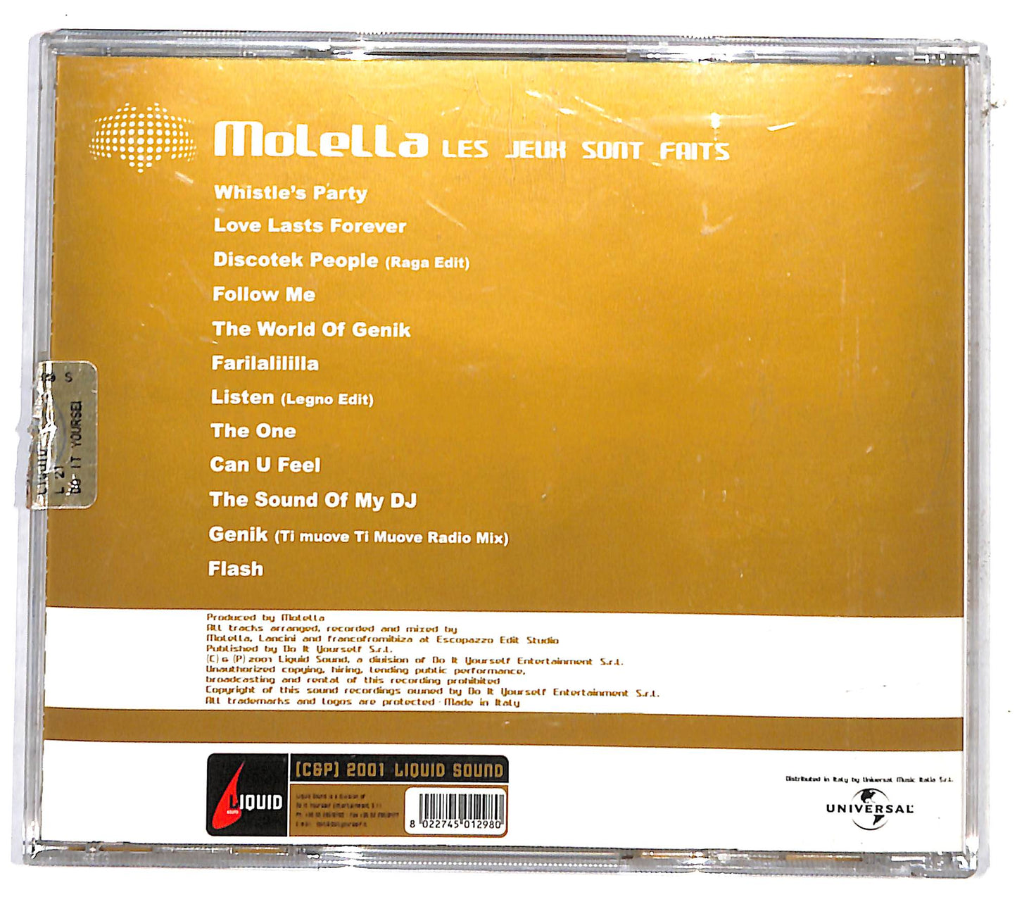 EBOND Molella - Les Jeux Sont Faits CD CD131310