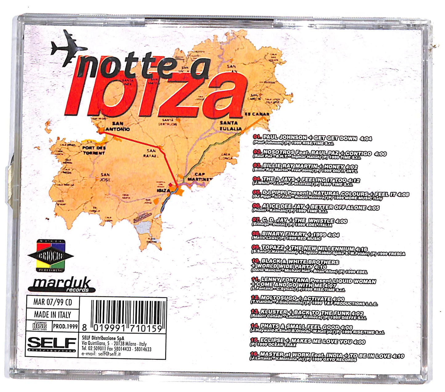 EBOND DJ Daniele Davoli - Notte A Ibiza CD CD131341