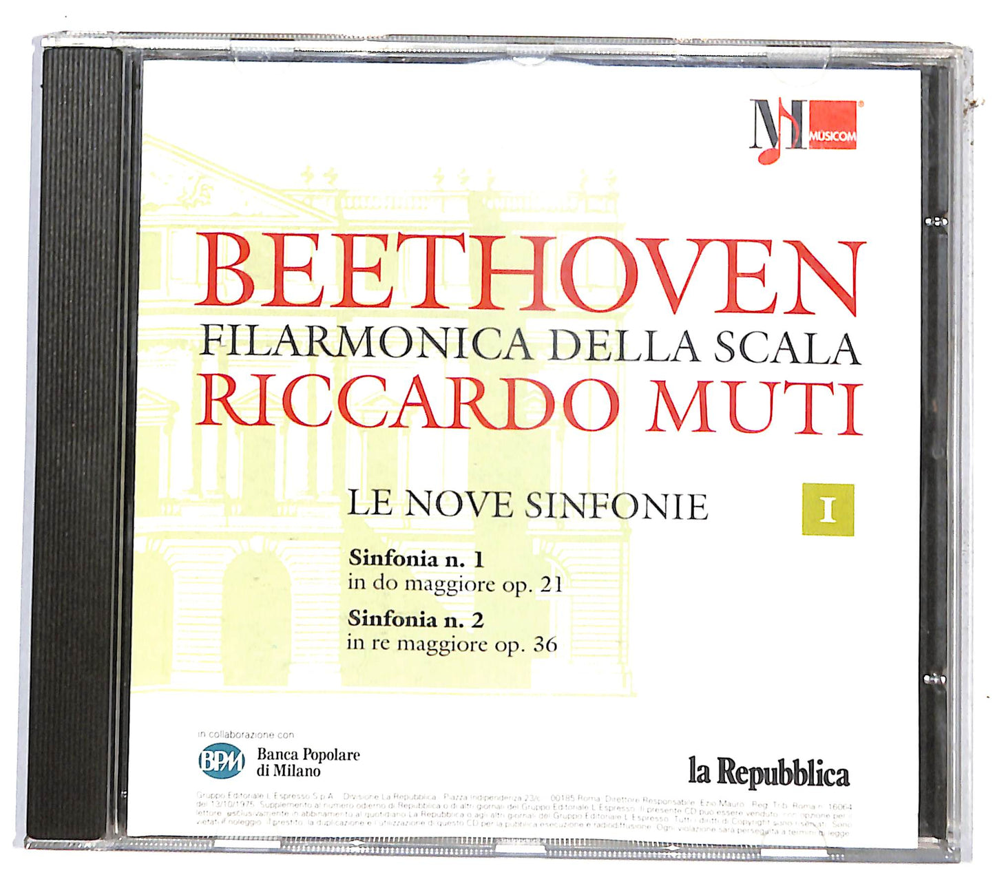 EBOND Beethoven Riccardo Muti - Sinfonia N1 N. 2 CD CD131343