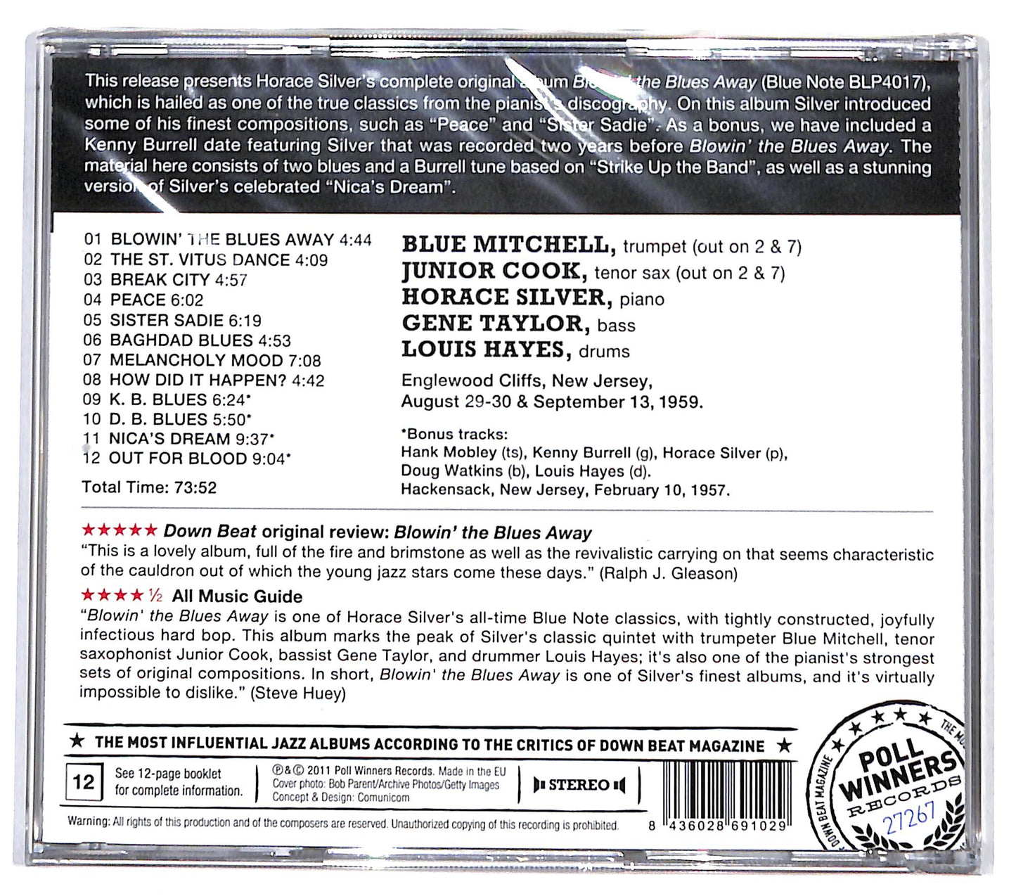 EBOND Horace Silver - Blowin' The Blues Away CD CD131411