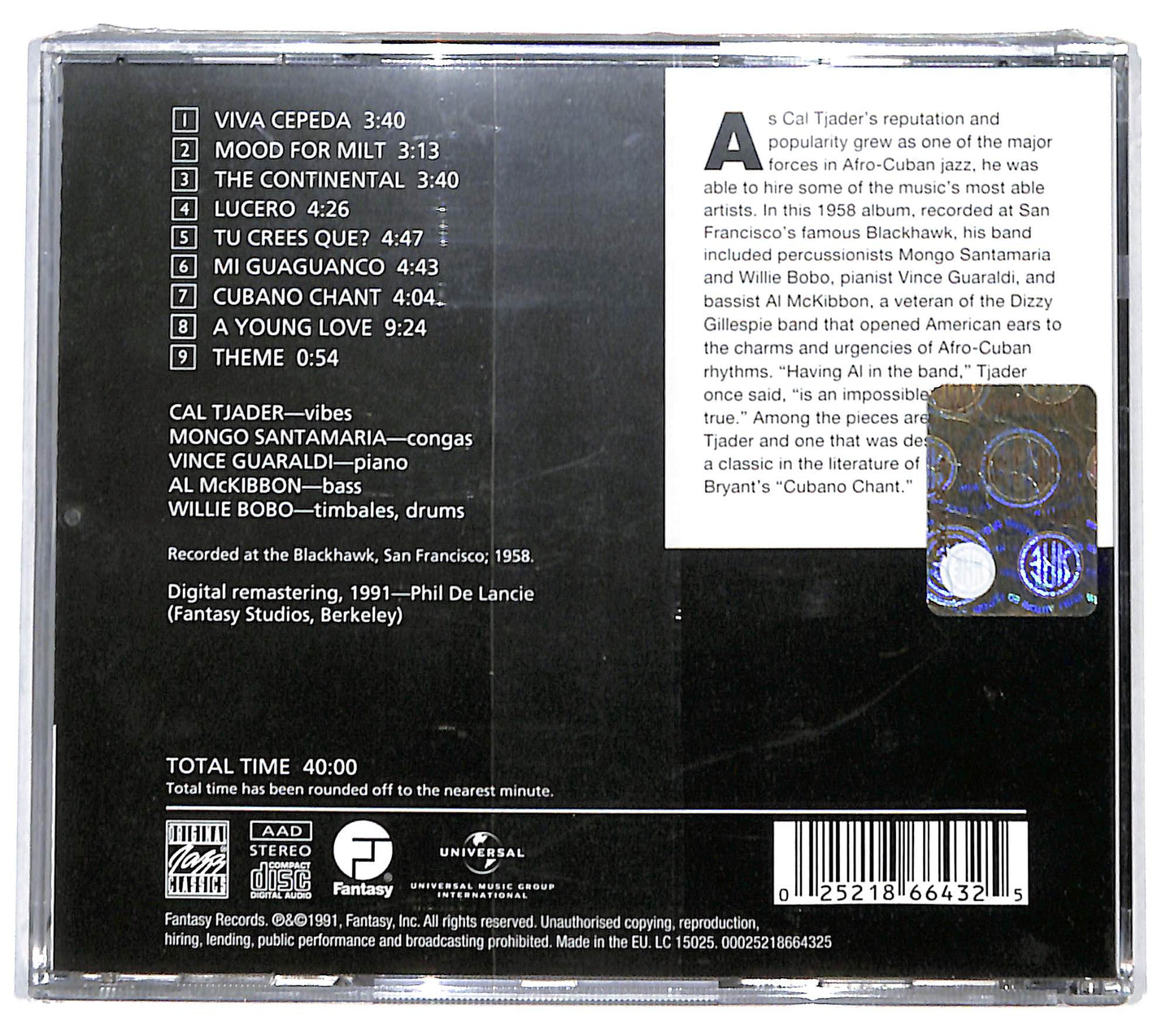 EBOND Cal Tjader - Cal Tjader's Latin Concert CD CD131412