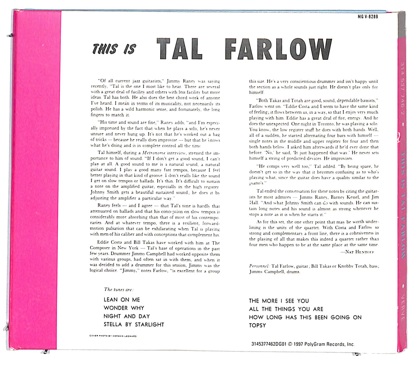 EBOND Tal Farlow - This Is Tal Farlow DIGIPACK CD CD131427