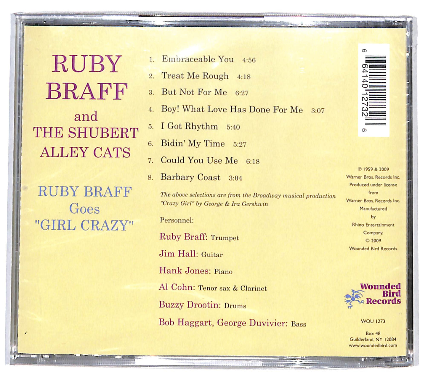 EBOND Ruby Braff - Ruby Braff Goes 'Girl Crazy' CD CD131446