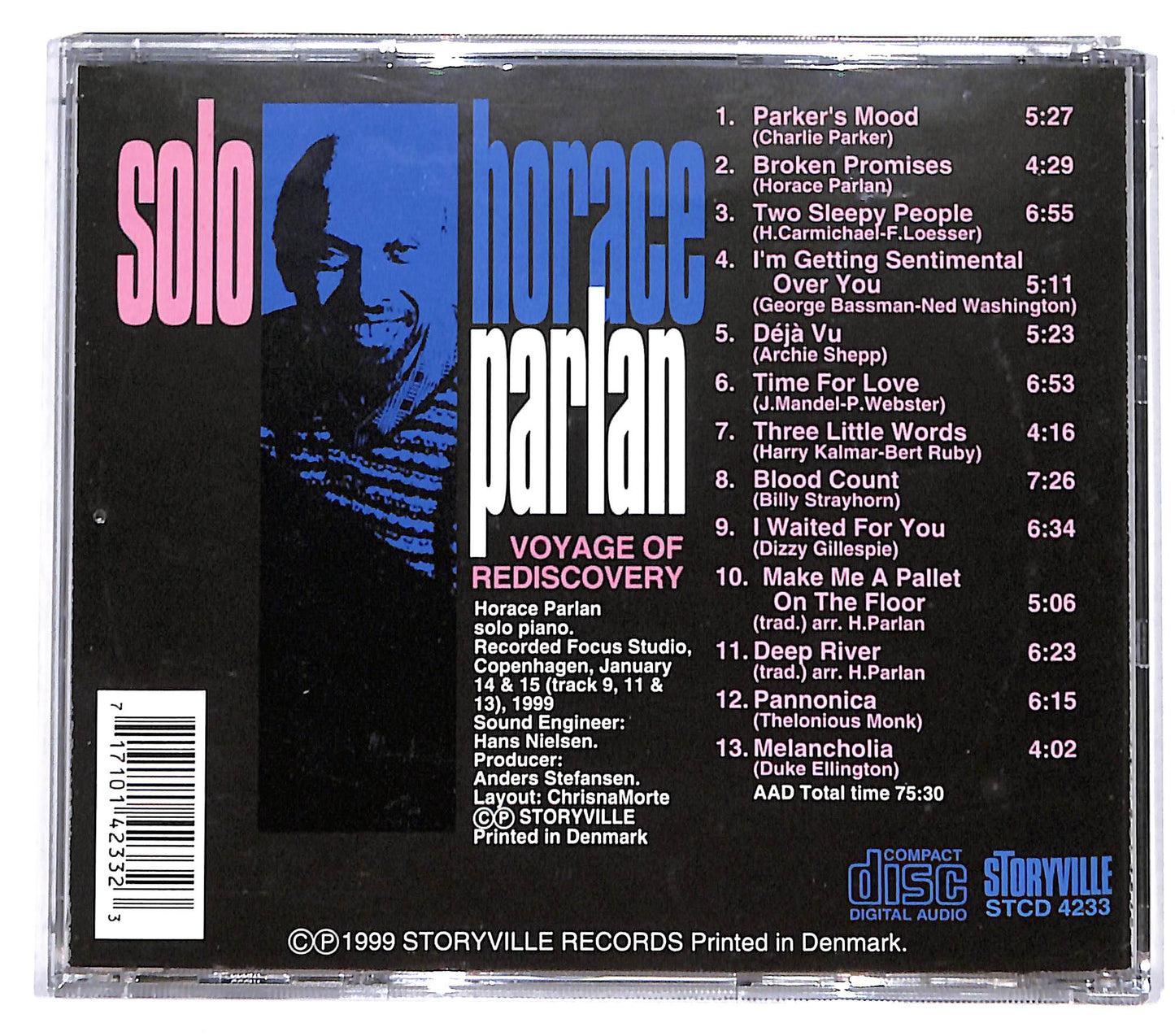 EBOND Horace Parlan - Voyage Of Rediscovery CD CD131519